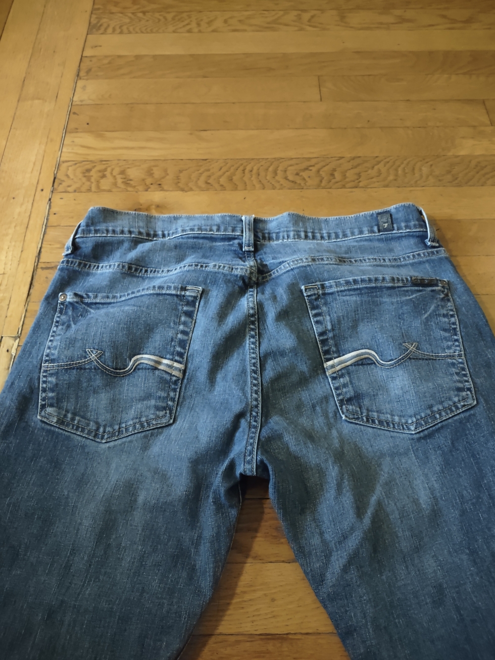 7 for all mankind size 36 men's wide leg "Brett" jeans